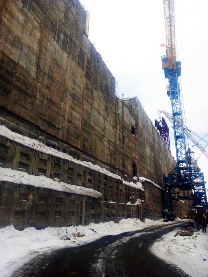 На строительстве Усть-Среднеканской ГЭС